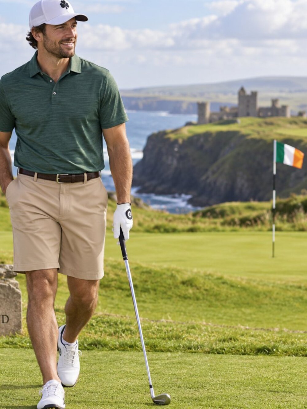 ⛳ PGA TOUR Men’s 38 Khaki Performance Golf Shorts